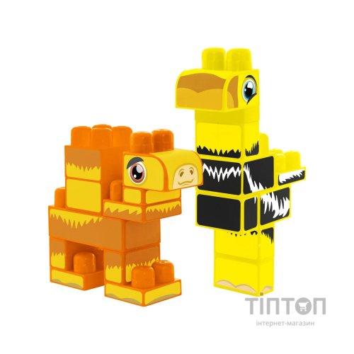 Конструктор Wader Baby Blocks Сафарі - страус & верблюд (41504)