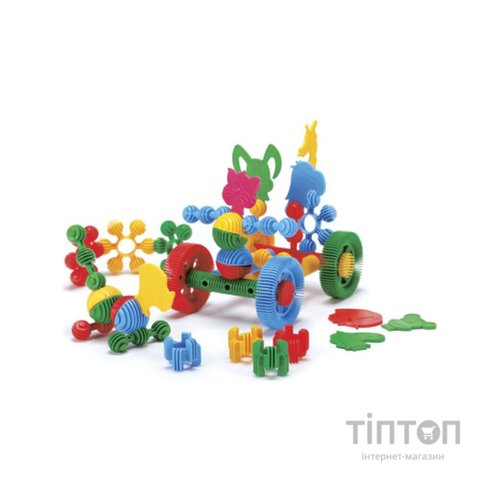 Конструктор Wader Funny blocks - 58 шт (велика банка) (41970)