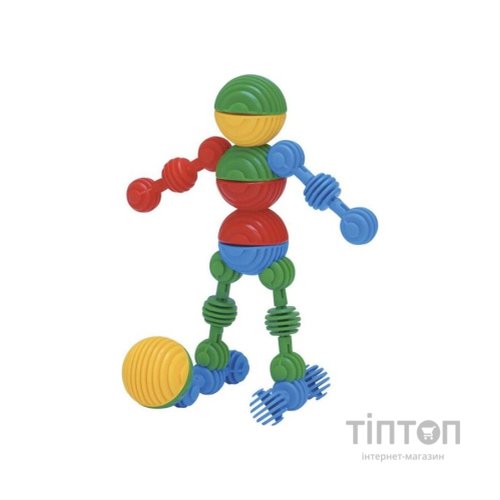 Конструктор Wader Funny blocks - 58 шт (велика банка) (41970)