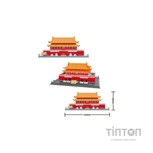 Конструктор Wange Брама небесного спокою - Вежа Тяньаньм (WNG-Tiananmen-Tower)