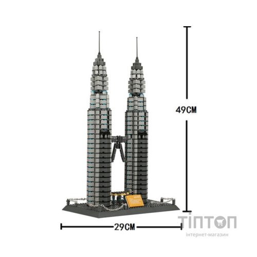 Конструктор Wange Вежі Петронас, Малайзія (WNG-Petronas-Towers)