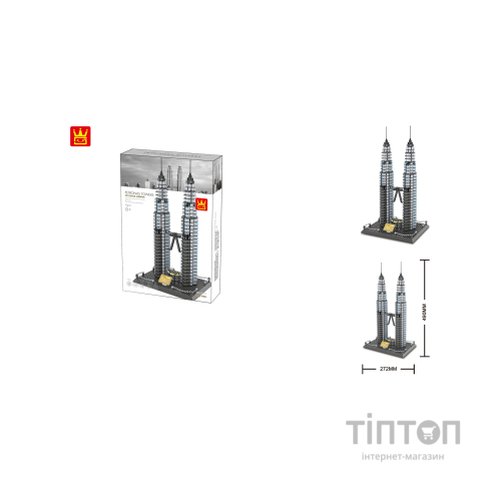Конструктор Wange Вежі Петронас, Малайзія (WNG-Petronas-Towers)