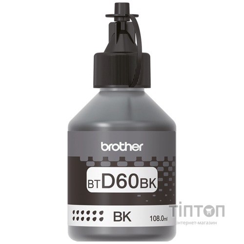 Контейнер з чорнилом Brother BT-D60BK 108ml (BTD60Bk)