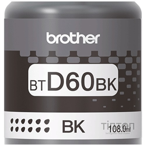 Контейнер з чорнилом Brother BT-D60BK 108ml (BTD60Bk)