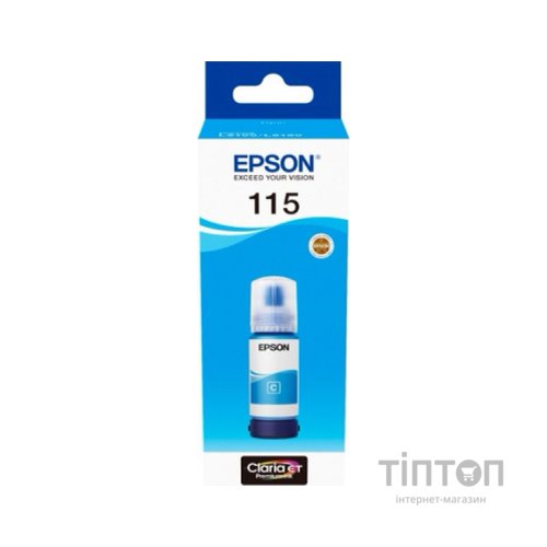 Контейнер з чорнилом Epson 115 EcoTank Cyan (C13T07D24A)