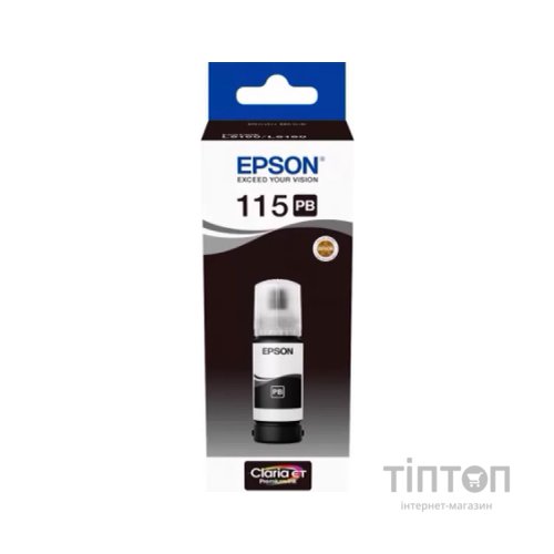 Контейнер з чорнилом Epson 115 EcoTank PhotoBlack (C13T07D14A)