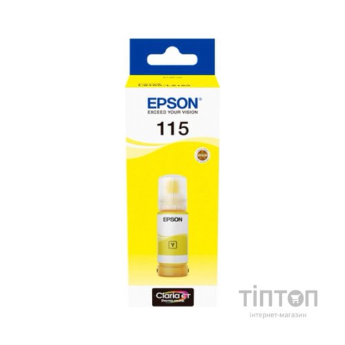 Контейнер з чорнилом Epson 115 EcoTank Yellow (C13T07D44A)