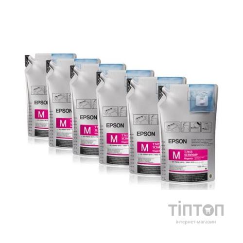 Контейнер з чорнилом Epson SC-F6000/ 7000 6x100мл Magenta