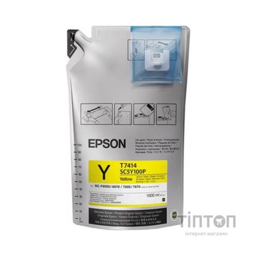 Контейнер з чорнилом Epson SC-F6000/ 7000 6x100мл Yellow