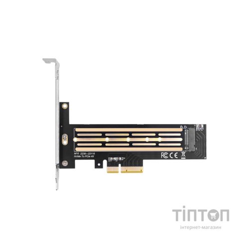 Контролер Dynamode M.2 SSD NVMe M-Key to PCI-E 3.0 x4/ x8/ x16, full profile br (PCI-Ex4- M.2 M-key)