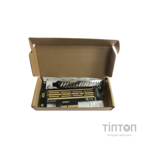 Контролер Dynamode M.2 SSD NVMe M-Key to PCI-E 3.0 x4/ x8/ x16, full profile br (PCI-Ex4- M.2 M-key)