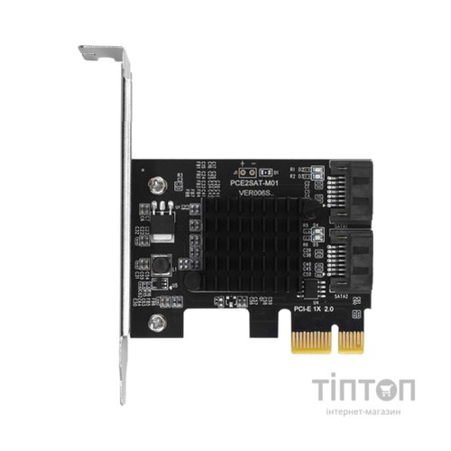 Контролер Dynamode PCI-E to 2 х SATA III (6 Gb/s), 2 ch (PCI-E-2xSATAIII-Marvell)