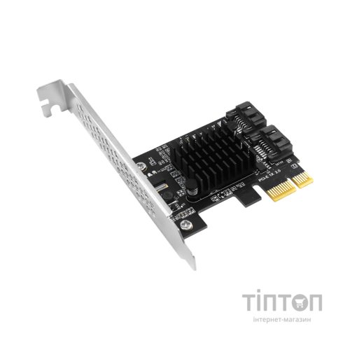 Контролер Dynamode PCI-E to 2 х SATA III (6 Gb/s), 2 ch (PCI-E-2xSATAIII-Marvell)