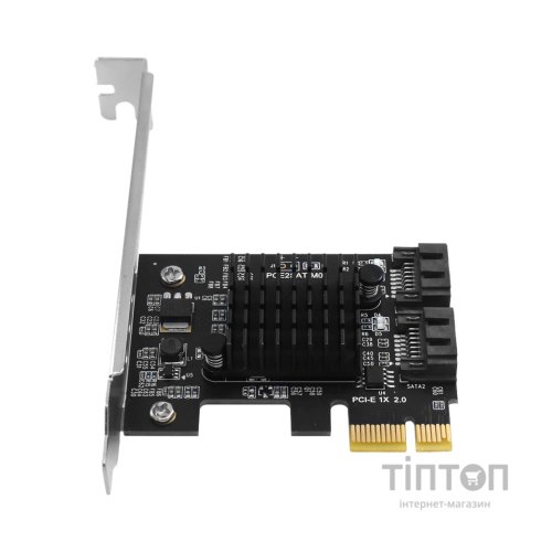 Контролер Dynamode PCI-E to 2 х SATA III (6 Gb/s), 2 ch (PCI-E-2xSATAIII-Marvell)