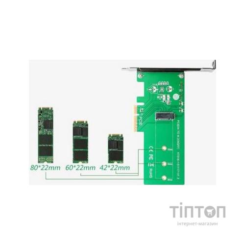 Контролер M.2 PCIe SSD to PCI-E Maiwo (KT016)