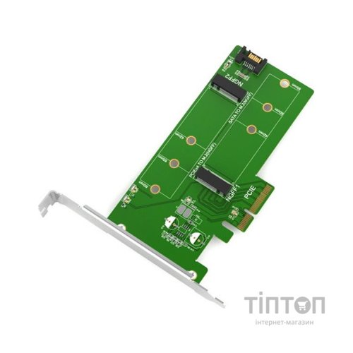 Контролер Maiwo Multi-Size PCIex4 & SATA to M.2 (M-Key or B-key) KT015 SSD (45774)