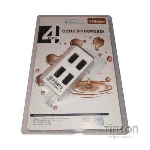 Концентратор Atcom USB TD4004 4port white (10724)