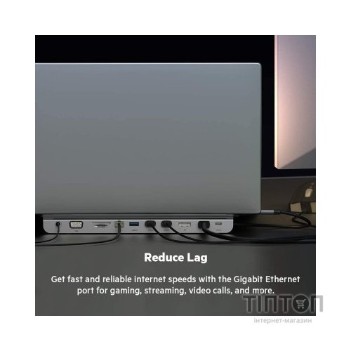 Концентратор Belkin USB-C 11-in-1 Multiport Dock (INC004BTSGY)