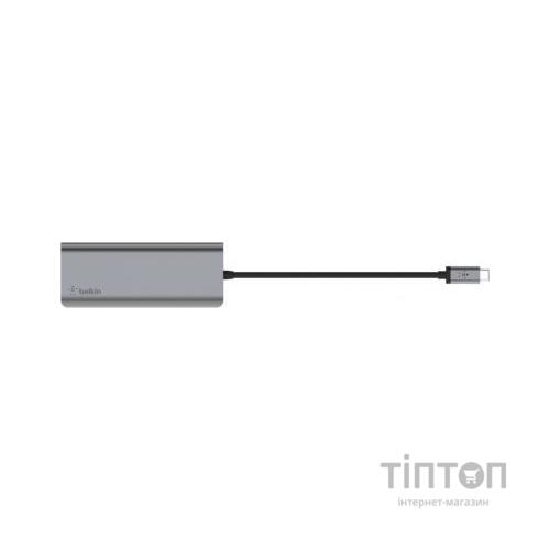 Концентратор Belkin USB-C 6in1 Multiport Dock (AVC008BTSGY)