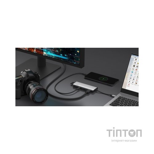 Концентратор Belkin USB-C 7-in-1 Multiport Dock (AVC009BTSGY)