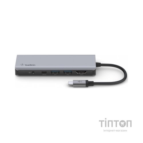 Концентратор Belkin USB-C 7-in-1 Multiport Dock (AVC009BTSGY)
