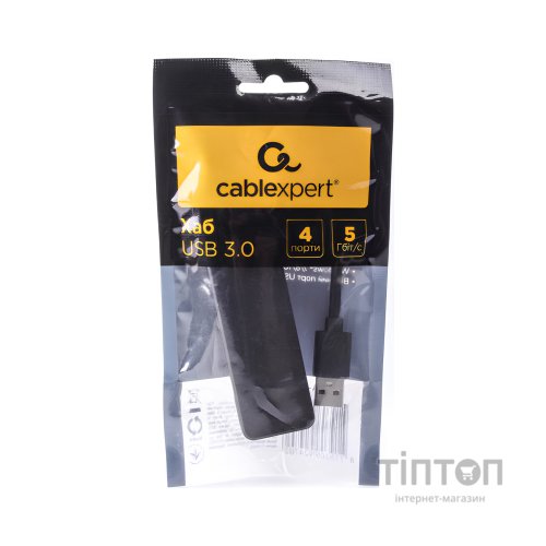 Концентратор Cablexpert 4 x USB 3.0 (A-AMU3-4P-01)