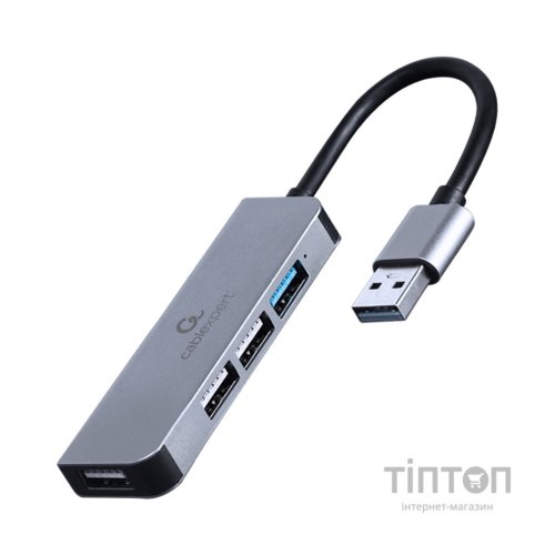 Концентратор Cablexpert USB-A to 1 х USB 3.1 Gen1 (5 Gbps), 3 х USB 2.0 (UHB-U3P1U2P3-01)