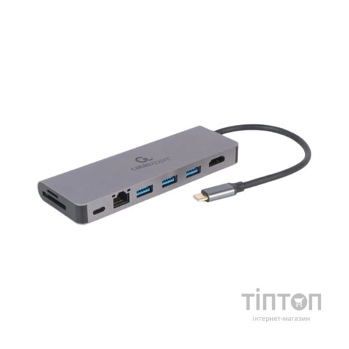 Концентратор Cablexpert USB-C 5-in-1 (A-CM-COMBO5-05)