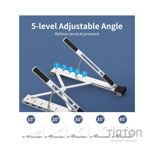 Концентратор Choetech USB-C 7-in-1 (HUB-M43-SL)