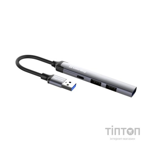 Концентратор ColorWay USB-A 4-в-1 USB2.0х3/USB3.0 (CW-HUB05)