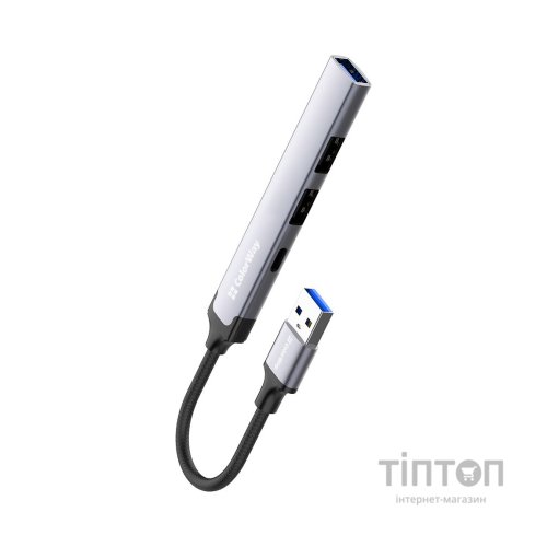 Концентратор ColorWay USB-A 4-в-1 USB2.0х3/USB3.0 (CW-HUB05)
