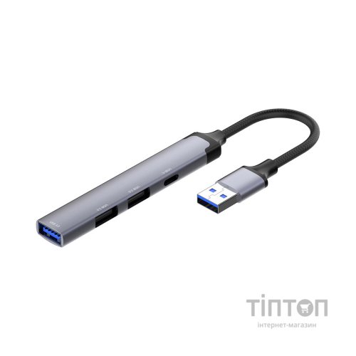 Концентратор ColorWay USB-A 4-в-1 USB2.0х3/USB3.0 (CW-HUB05)