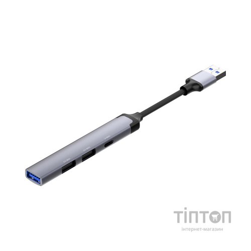 Концентратор ColorWay USB-A 4-в-1 USB2.0х3/USB3.0 (CW-HUB05)