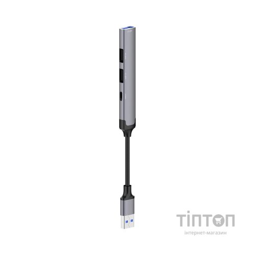 Концентратор ColorWay USB-A 4-в-1 USB2.0х3/USB3.0 (CW-HUB05)