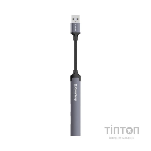 Концентратор ColorWay USB-A 4-в-1 USB2.0х3/USB3.0 (CW-HUB05)