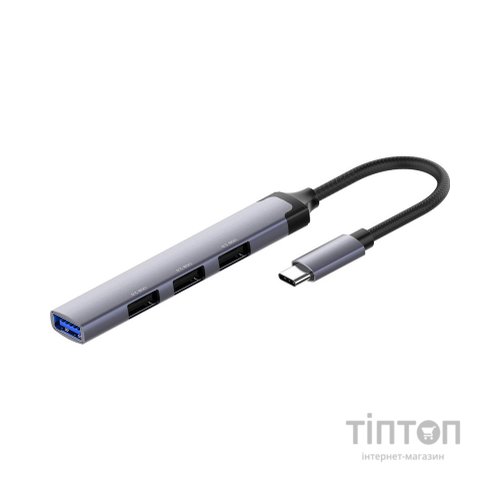 Концентратор ColorWay USB-C 4-в-1 USB2.0х3/USB3.0 (CW-HUB04)