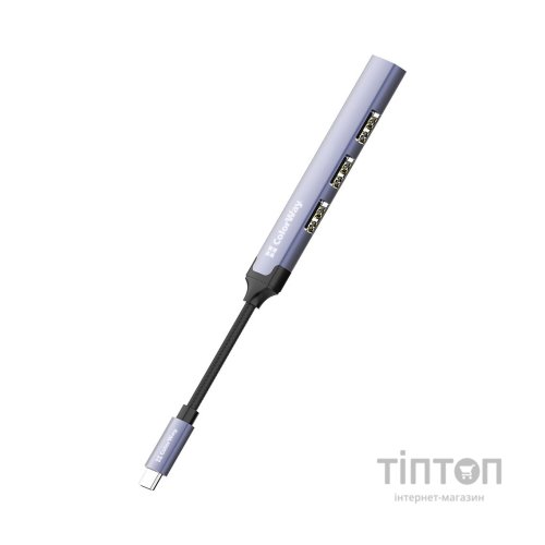 Концентратор ColorWay USB-C 4-в-1 USB2.0х3/USB3.0 (CW-HUB04)