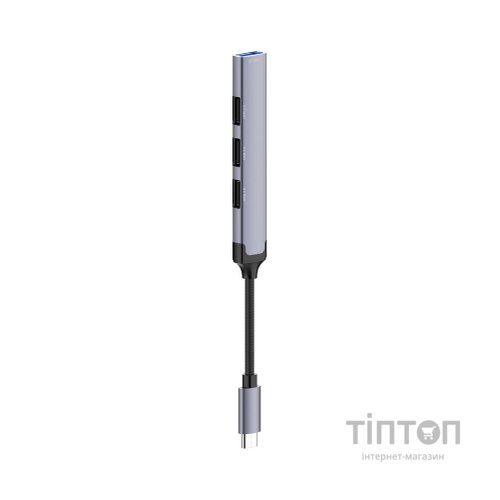 Концентратор ColorWay USB-C 4-в-1 USB2.0х3/USB3.0 (CW-HUB04)