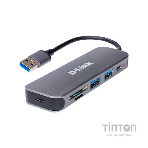 Концентратор D-Link DUB-1325 2xUSB3.0, 1xUSB TypeC, 1xSD, 1x-microSD, USB 3.0 (DUB-1325)