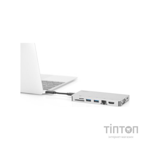 Концентратор Digitus Travel USB-C, 8 Port (DA-70866)