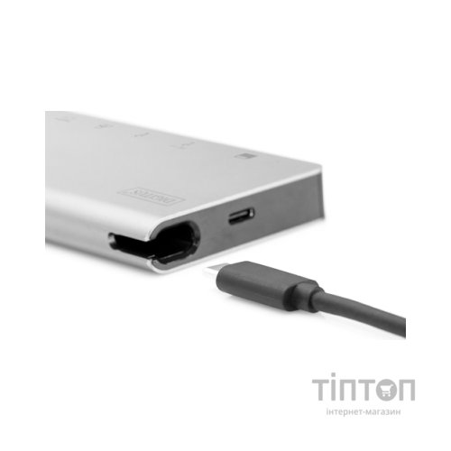 Концентратор Digitus Travel USB-C, 8 Port (DA-70866)