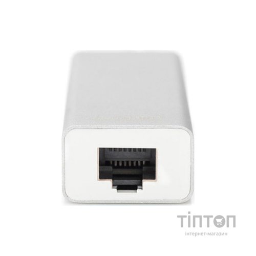 Концентратор Digitus USB-C - USB 3.0 3 Port Hub + Gigabit Ethernet (DA-70255)