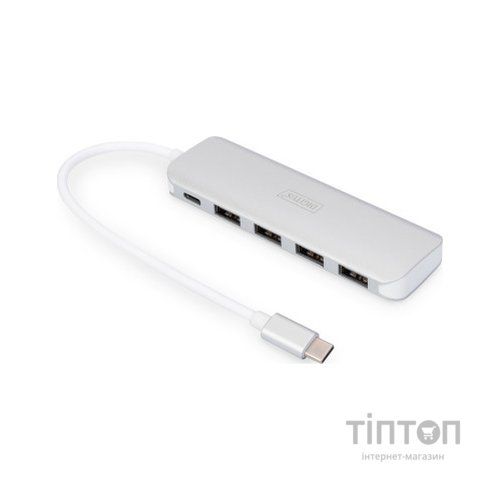 Концентратор Digitus USB Type-C, 4xUSB 3.0 (DA-70242-1)