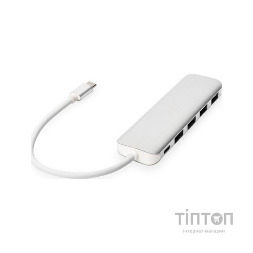 Концентратор Digitus USB Type-C, 4xUSB 3.0 (DA-70242-1)