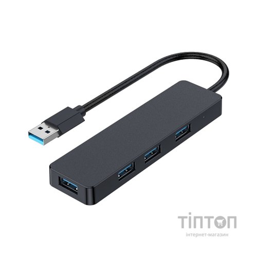 Концентратор Gembird USB 3.0 4 ports black (UHB-U3P4-04)
