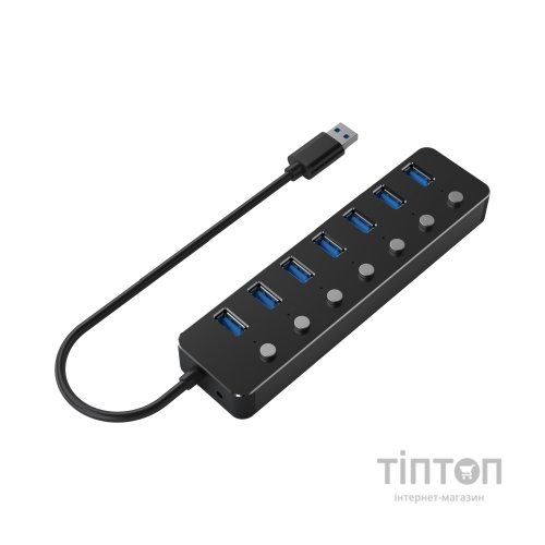 Концентратор Gembird USB 3.0 7 ports (UHB-U3P7P-01)