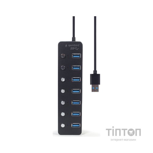 Концентратор Gembird USB 3.0 7 ports (UHB-U3P7P-01)