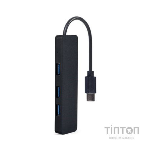 Концентратор Gembird USB-C UHB-U3P4-01 4 ports USB 3.1 (UHB-CM-U3P4-01)
