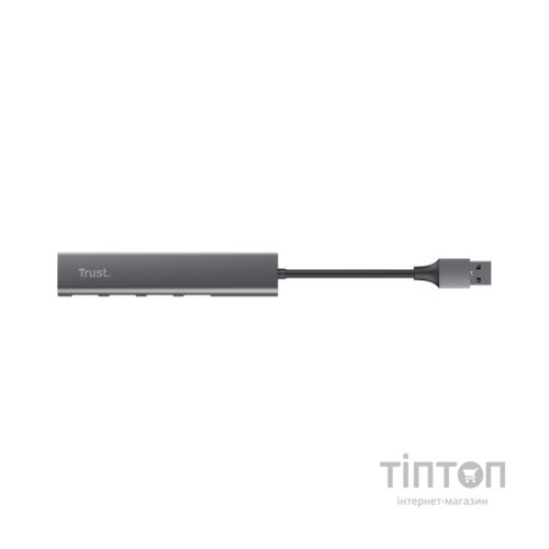 Концентратор Halyx 4-Port USB-A 3.2 Grey Trust (24947_TRUST)