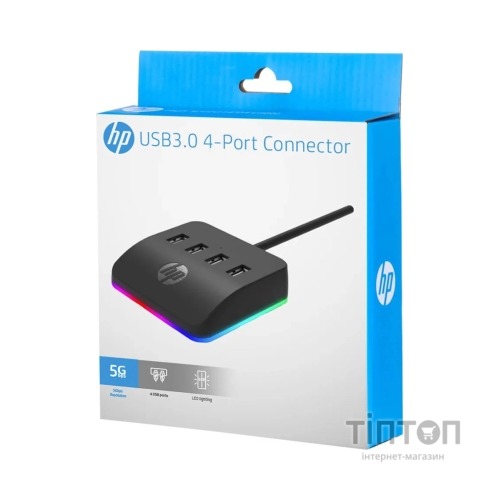Концентратор HP DHC-CT120 USB 3.0 AM 4 ports USB 3.0 AF RGB (DHC-CT120)